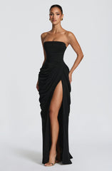 Cyra Maxi Dress - Black
