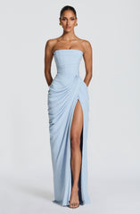Cyra Maxi Dress - Glacier Blue