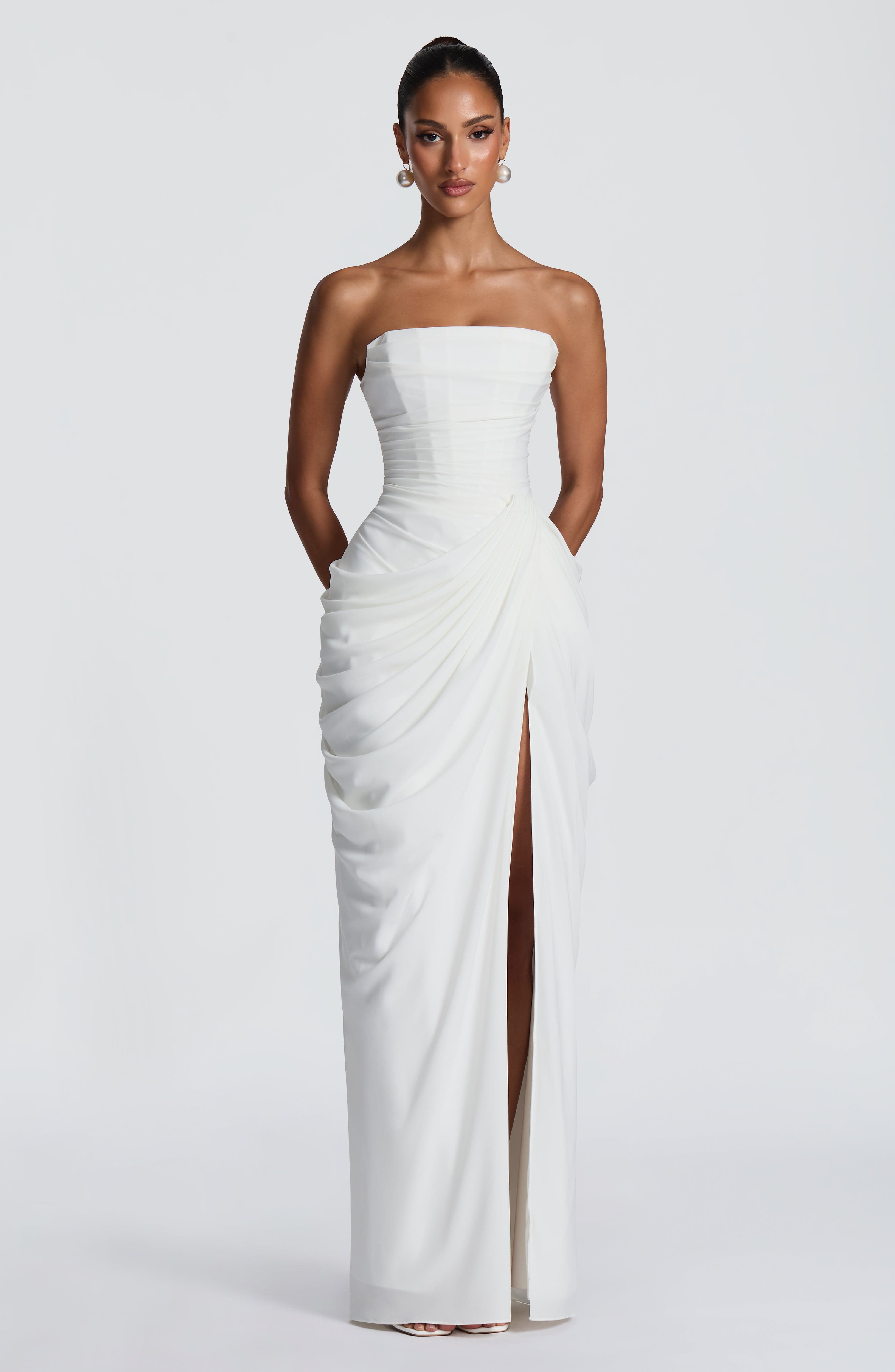 Cyra Maxi Dress - Ivory