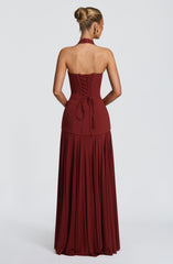 Cyrene Maxi Dress - Deep Rust