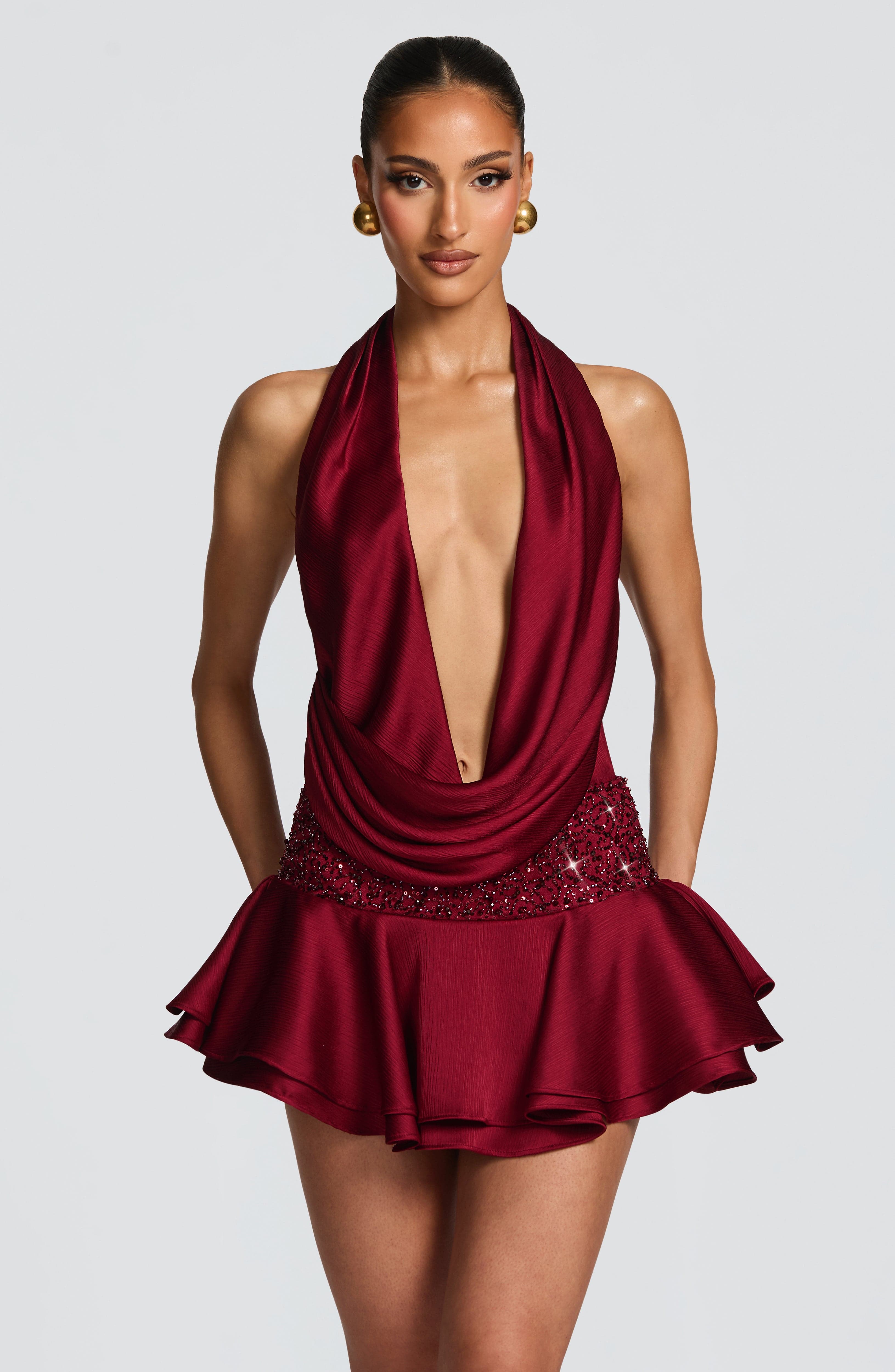 Eleni Bodysuit - Burgundy