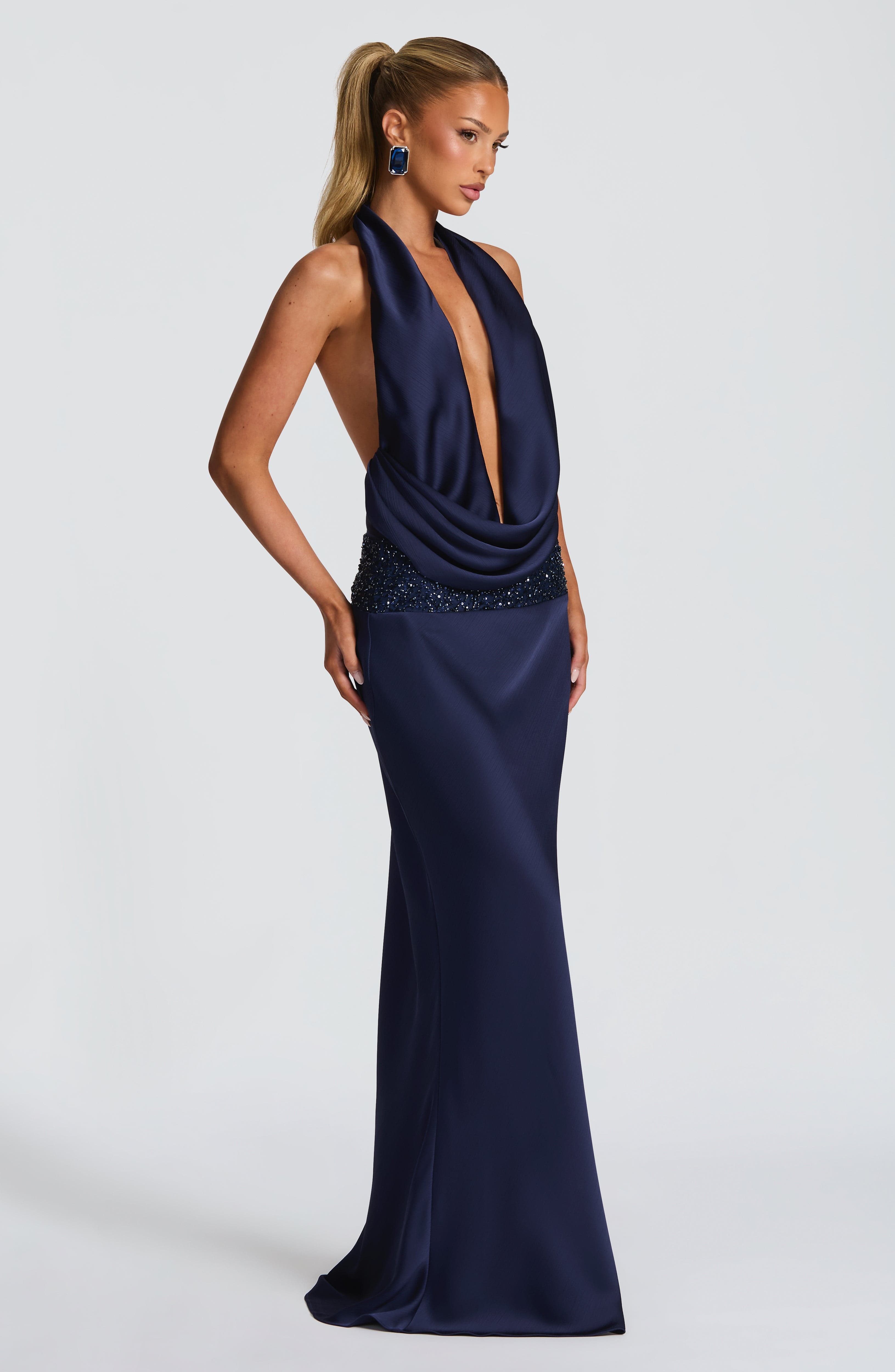 Eleni Bodysuit - Navy