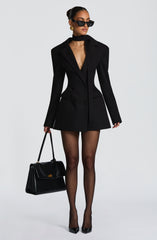 Elvira Mini Dress - Black