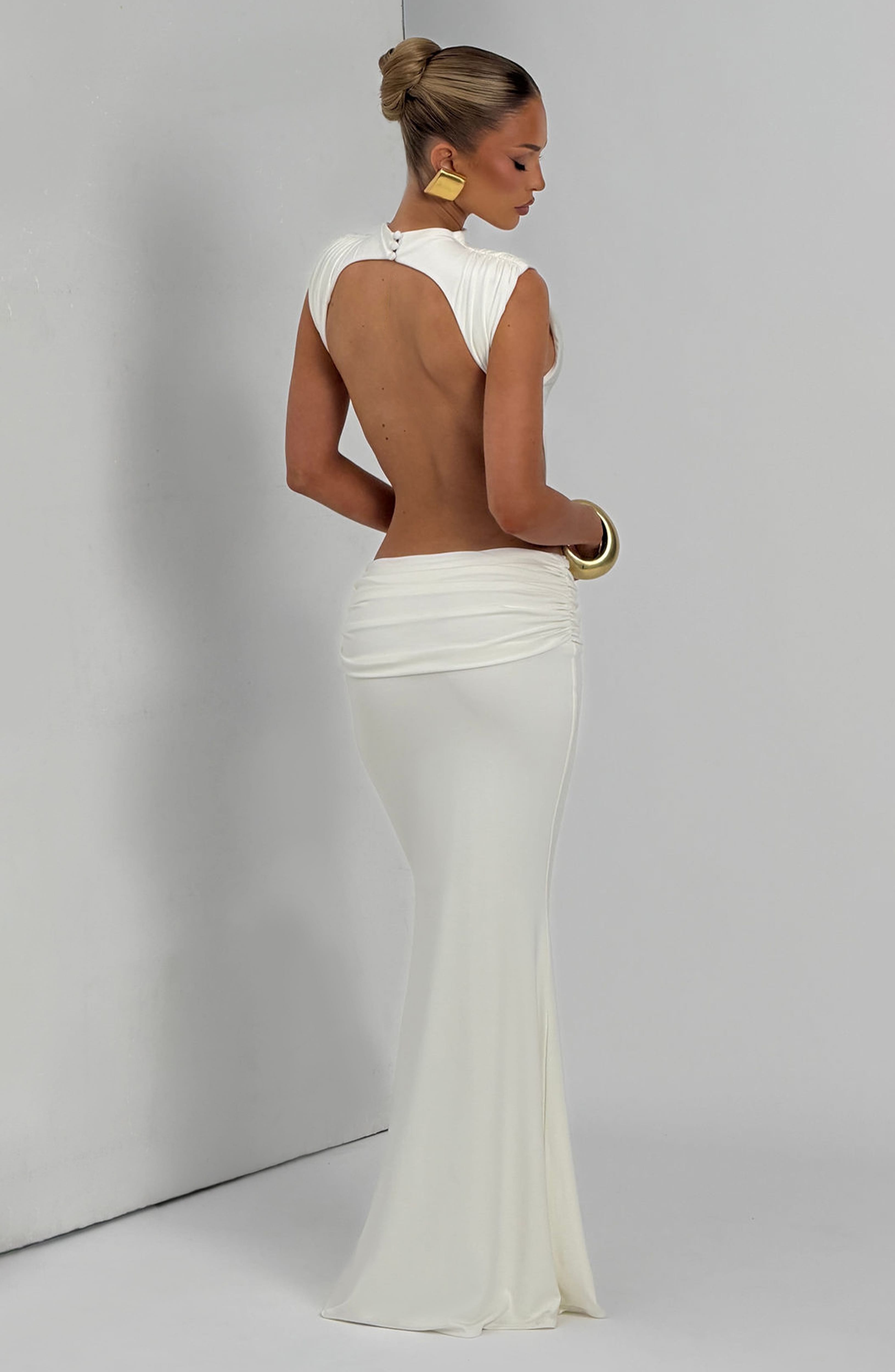 Fenella Maxi Dress - Ivory