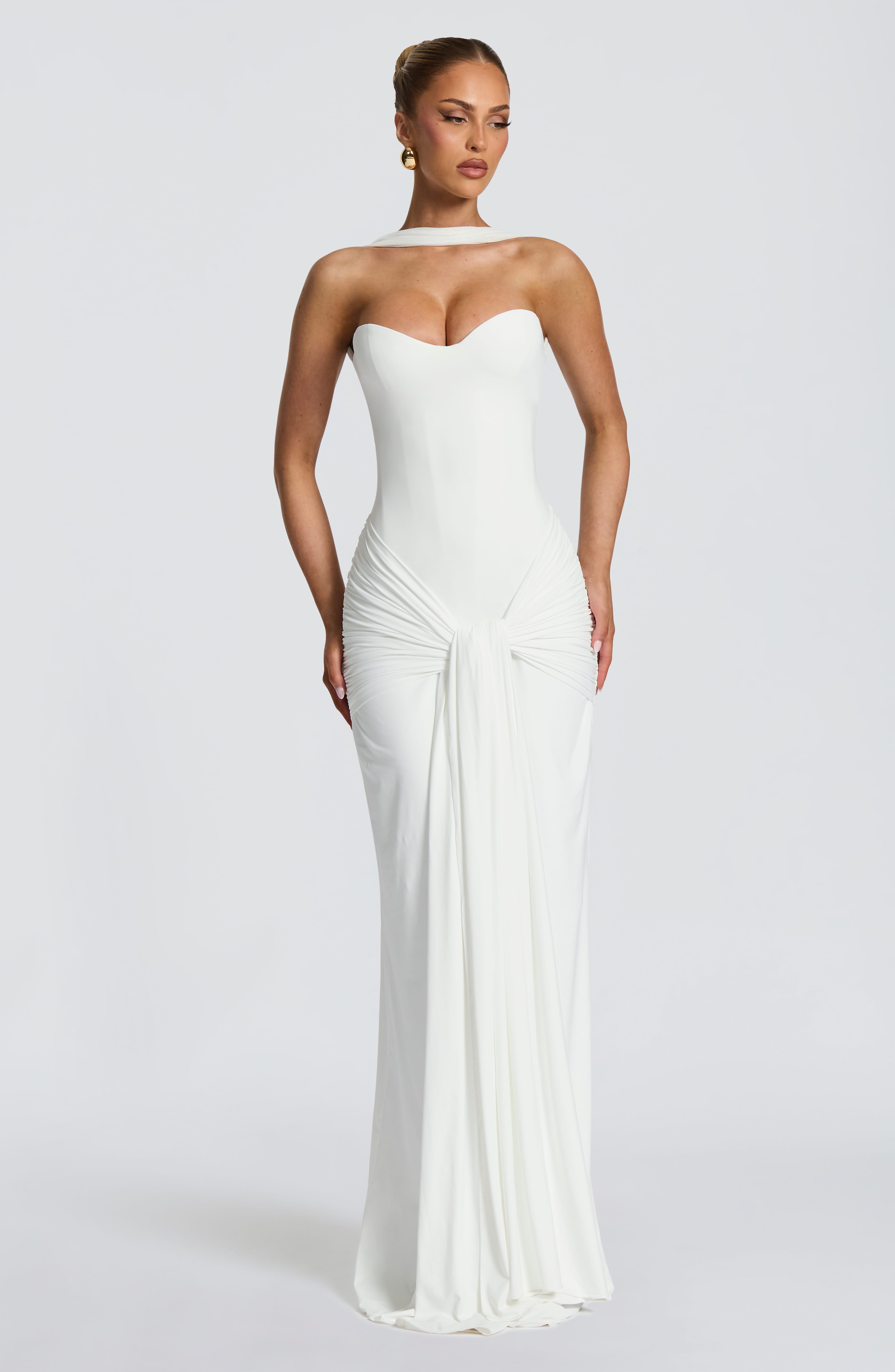 Gia Maxi Dress - Ivory