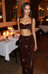Inaya Bralette - Plum Brown