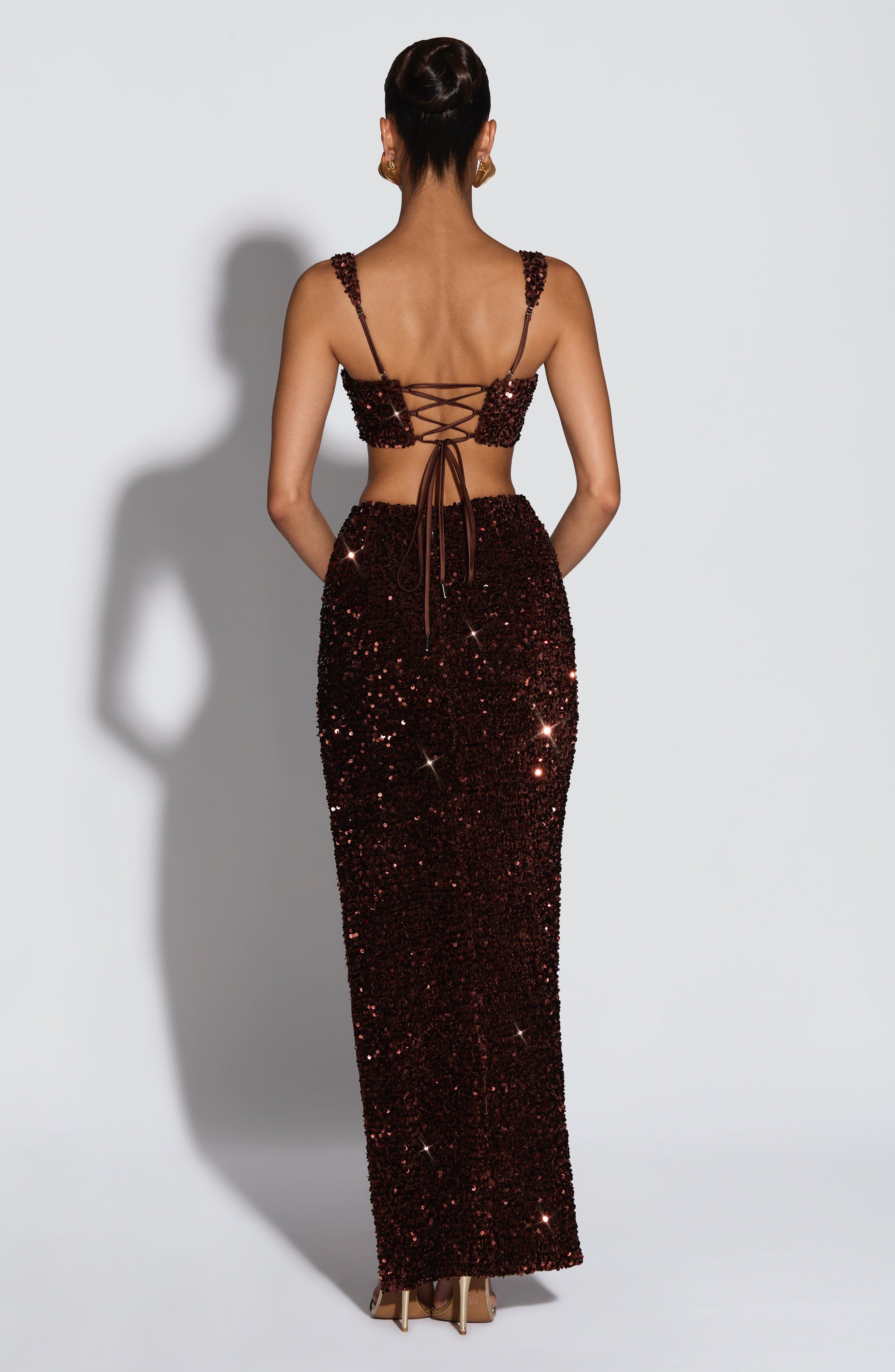 Inaya Bralette - Plum Brown