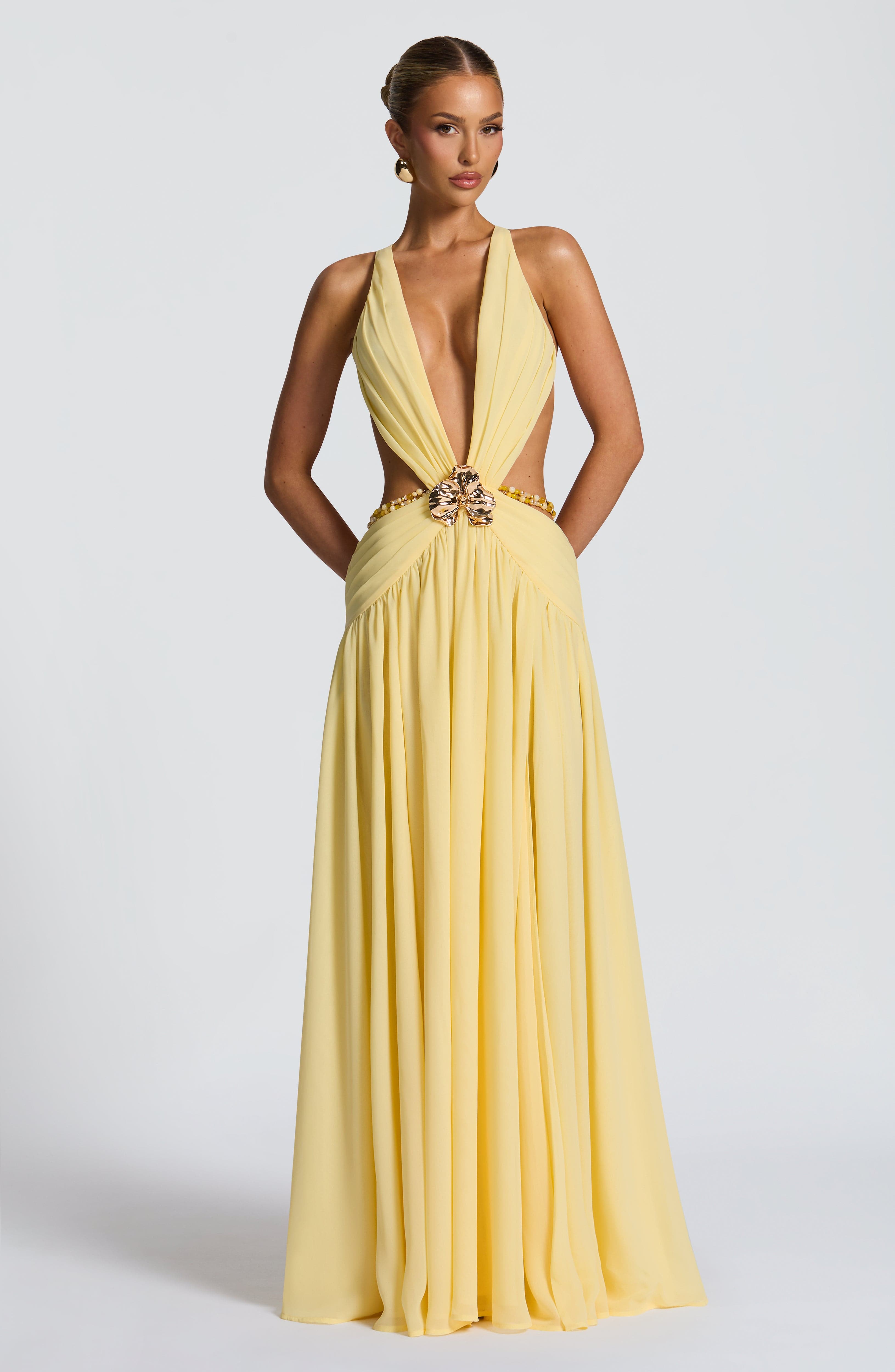 Indianna Maxi Dress - Lemon
