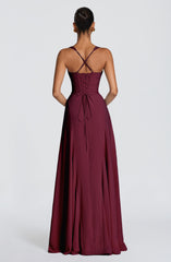 Irie Maxi Dress - Cherry Lacquer