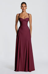 Irie Maxi Dress - Cherry Lacquer
