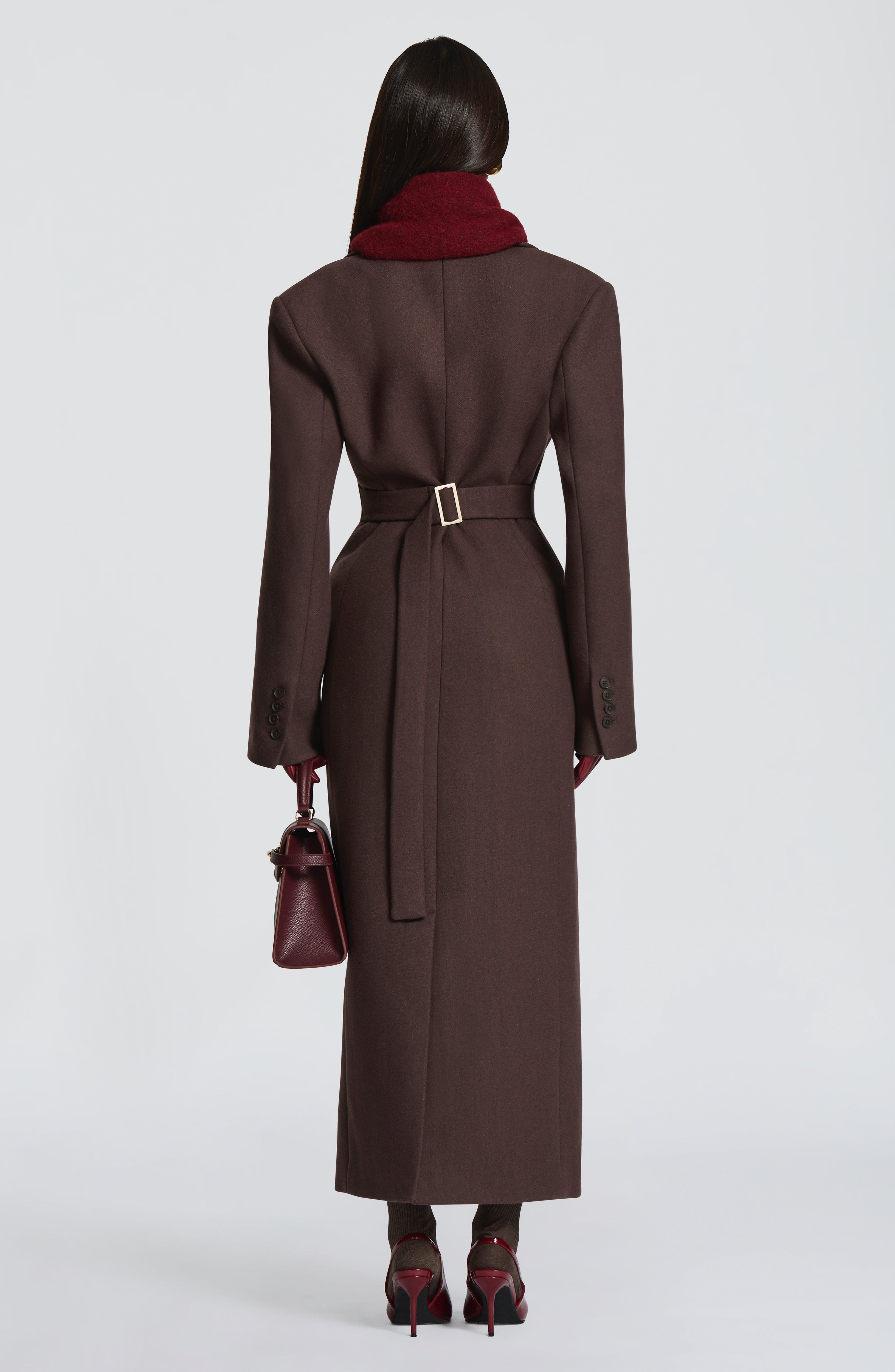 Jeanie Scarf - Burgundy