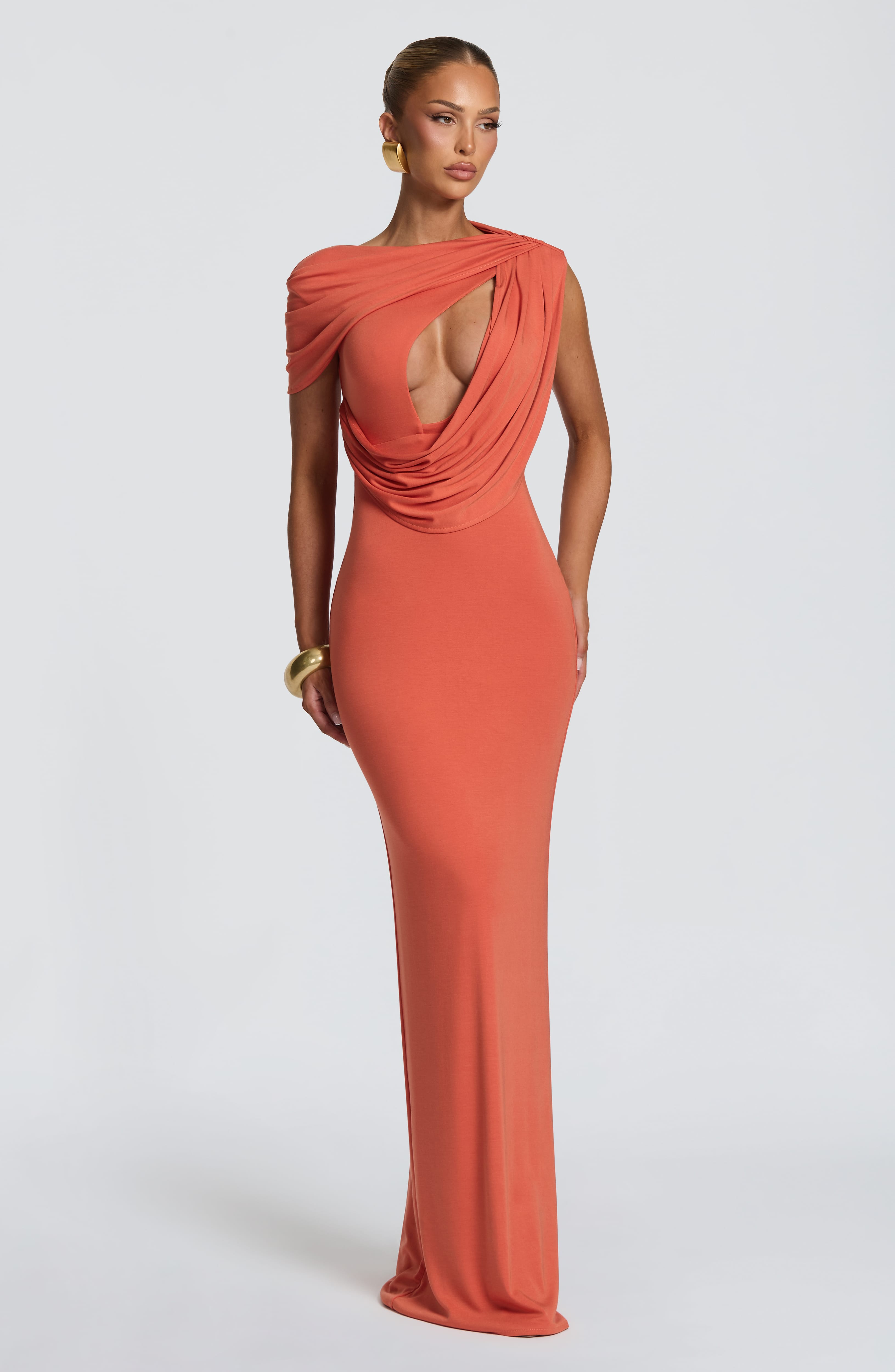 Kalina Maxi Dress - Burnt Orange