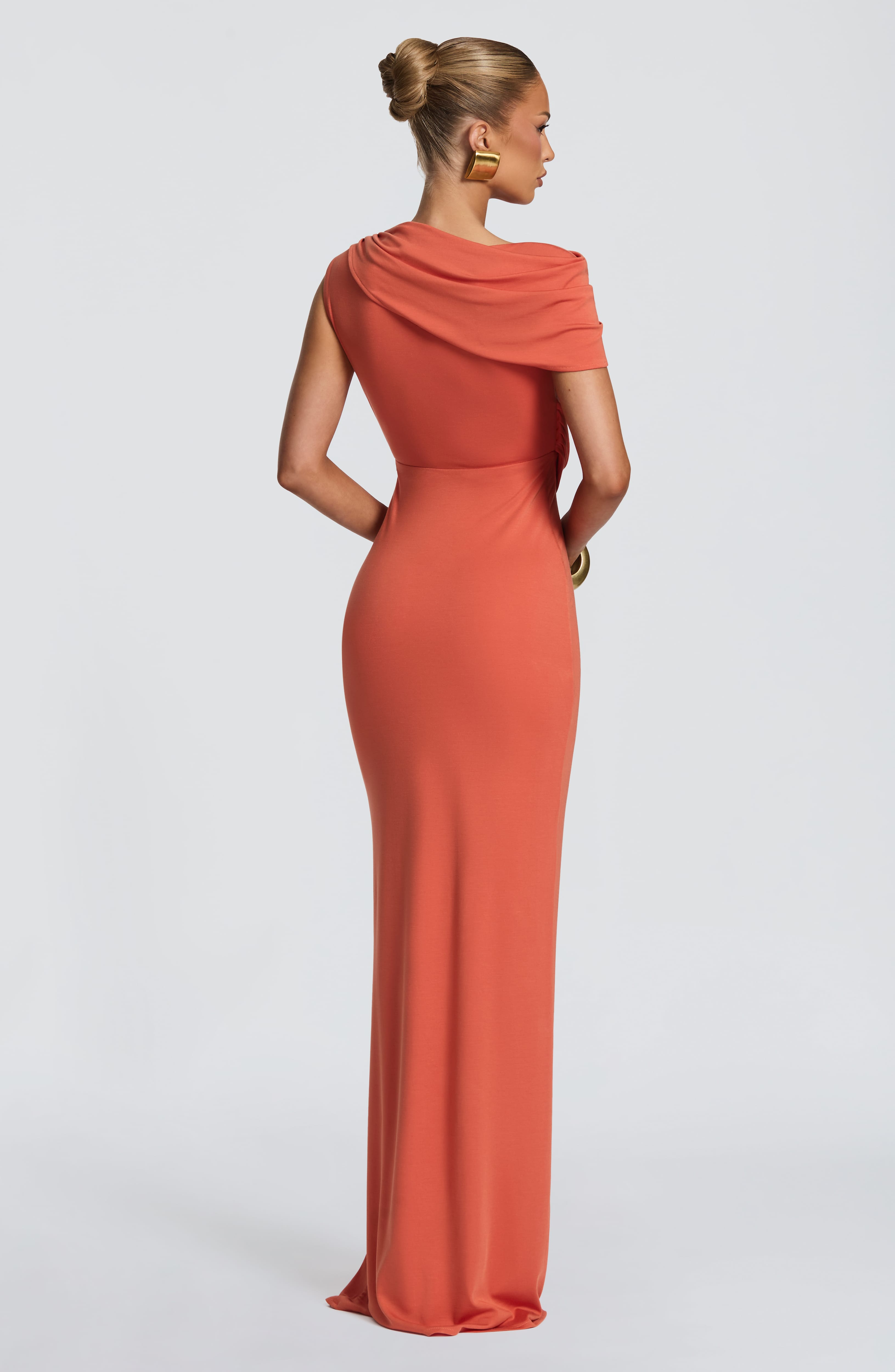 Kalina Maxi Dress - Burnt Orange