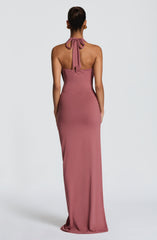 Kingsley Maxi Dress - Rose Brown
