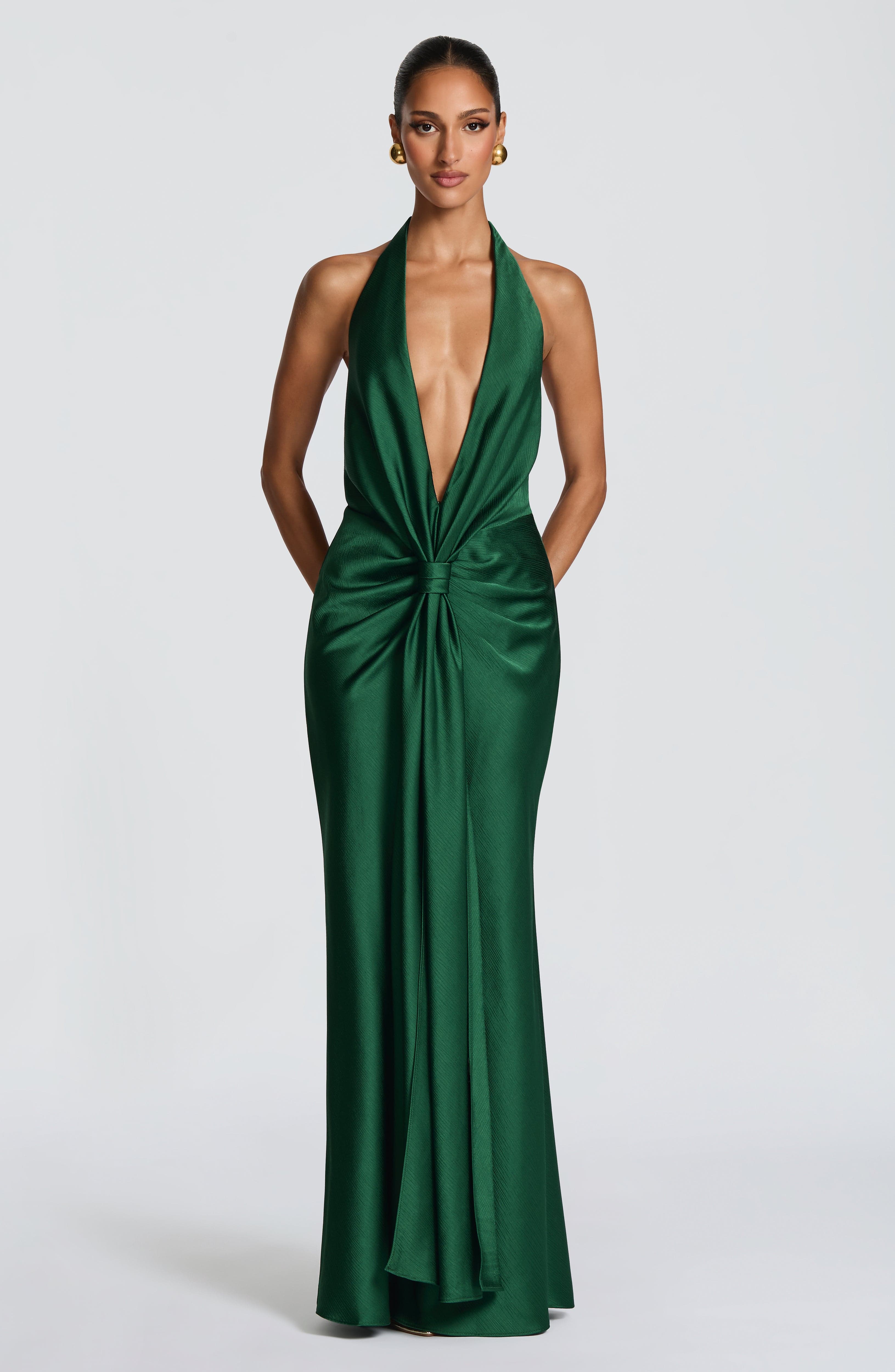 Linette Gown - Emerald