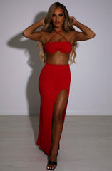 Mariana Maxi Skirt - Red