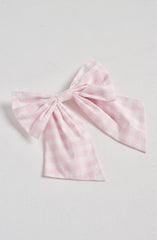 Mitzi Bow - Blush Gingham