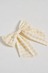 Mitzi Bow - Lemon Gingham