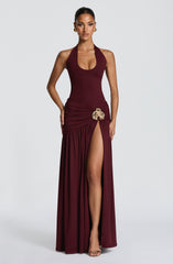 Odele Bodysuit - Cherry Lacquer