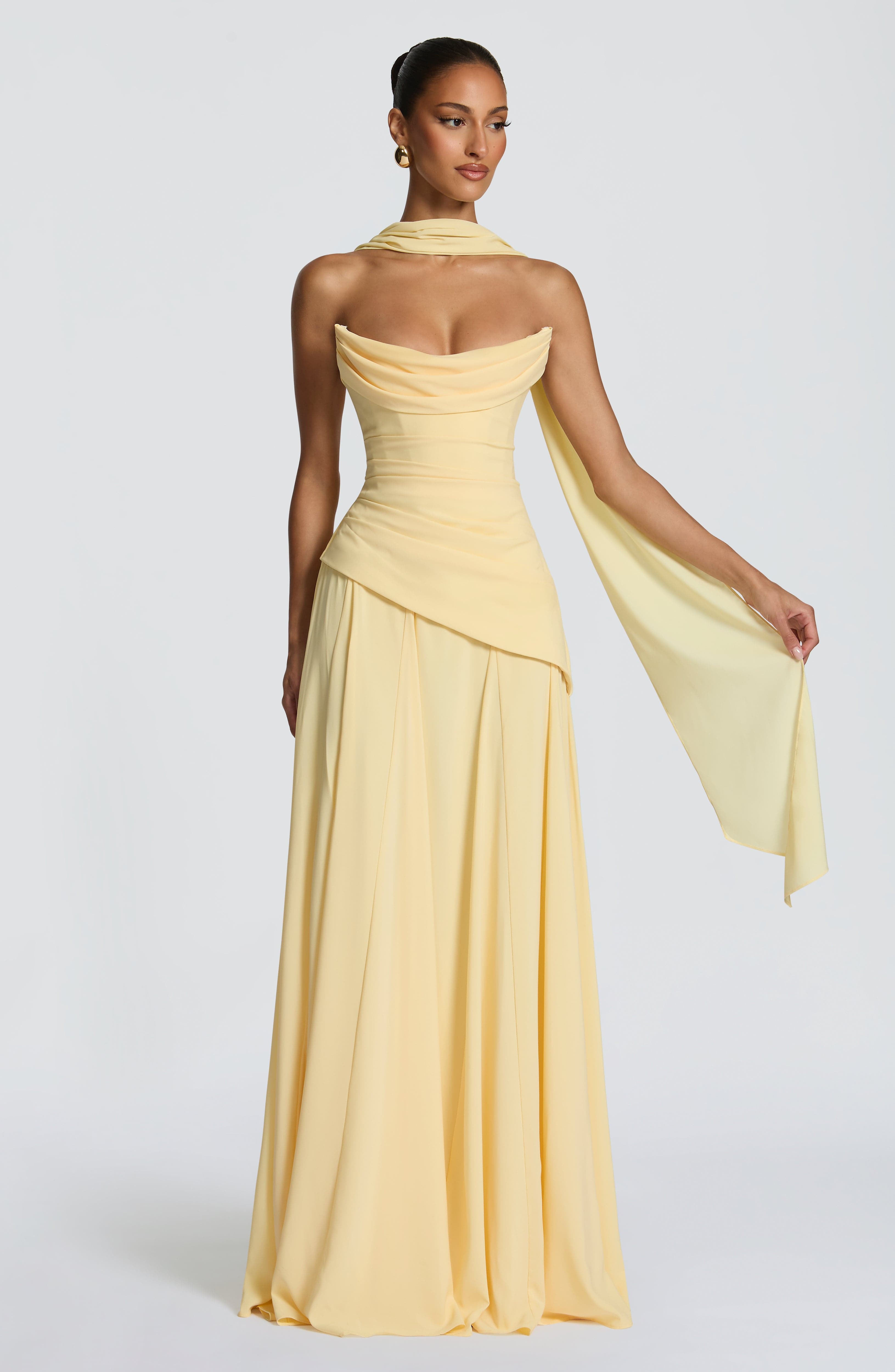Patricia Maxi Dress - Lemon