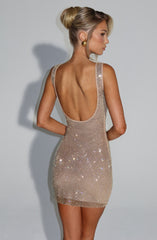 Petra Mini Dress - Gold