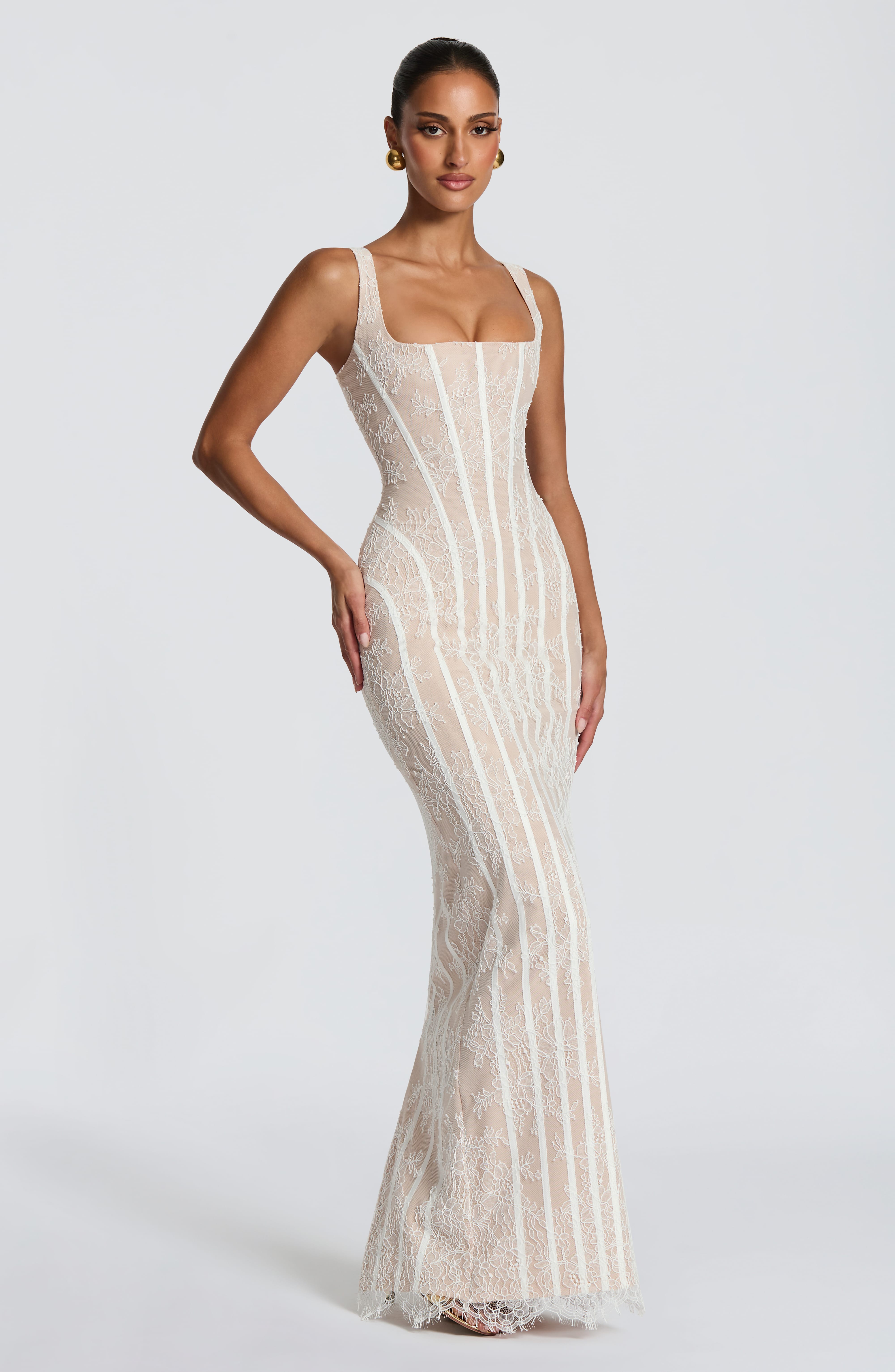 Polina Maxi Dress - Ivory