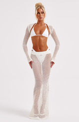 Riella Maxi Skirt - White