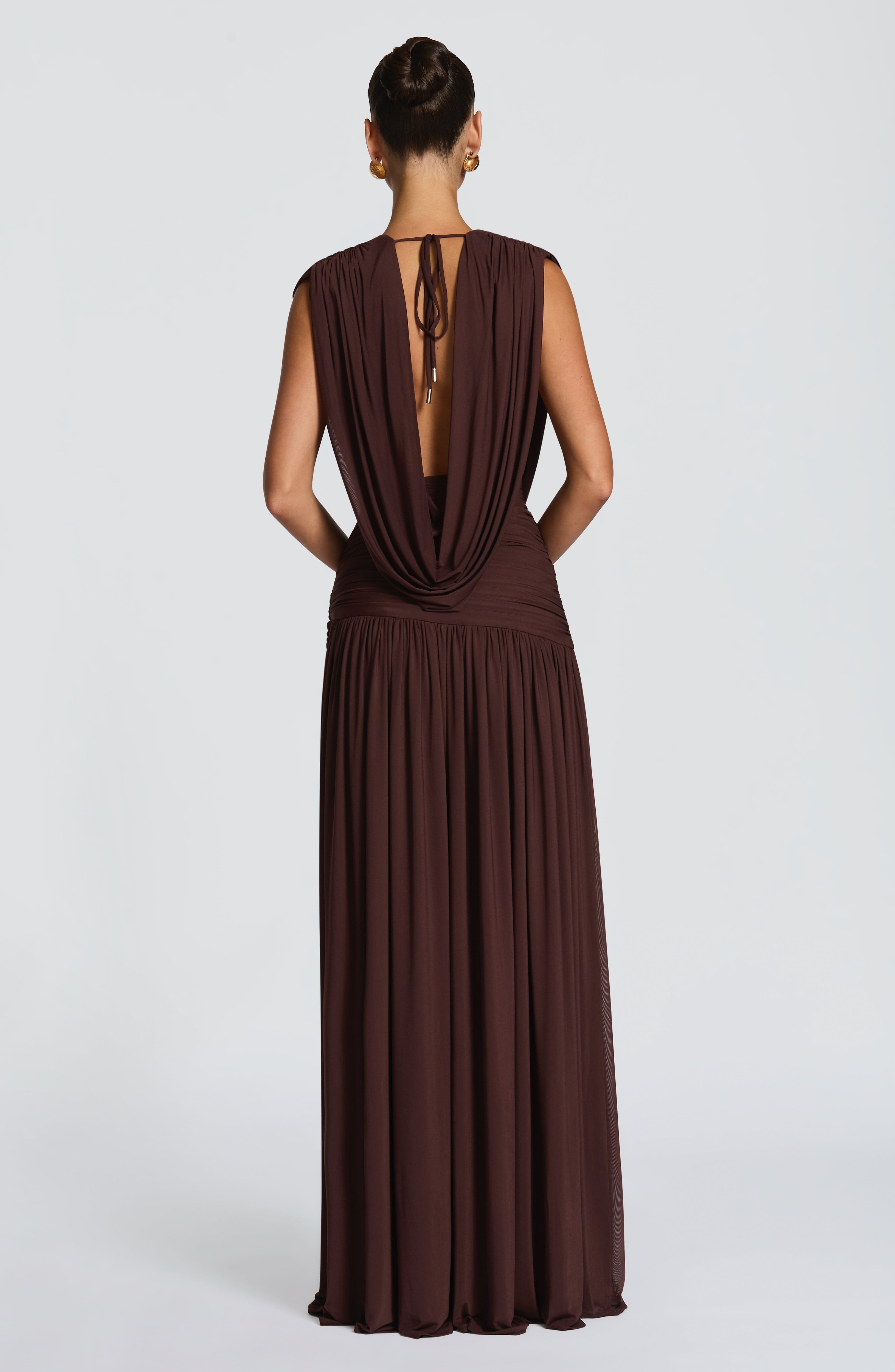 Romilly Gown - Plum Brown