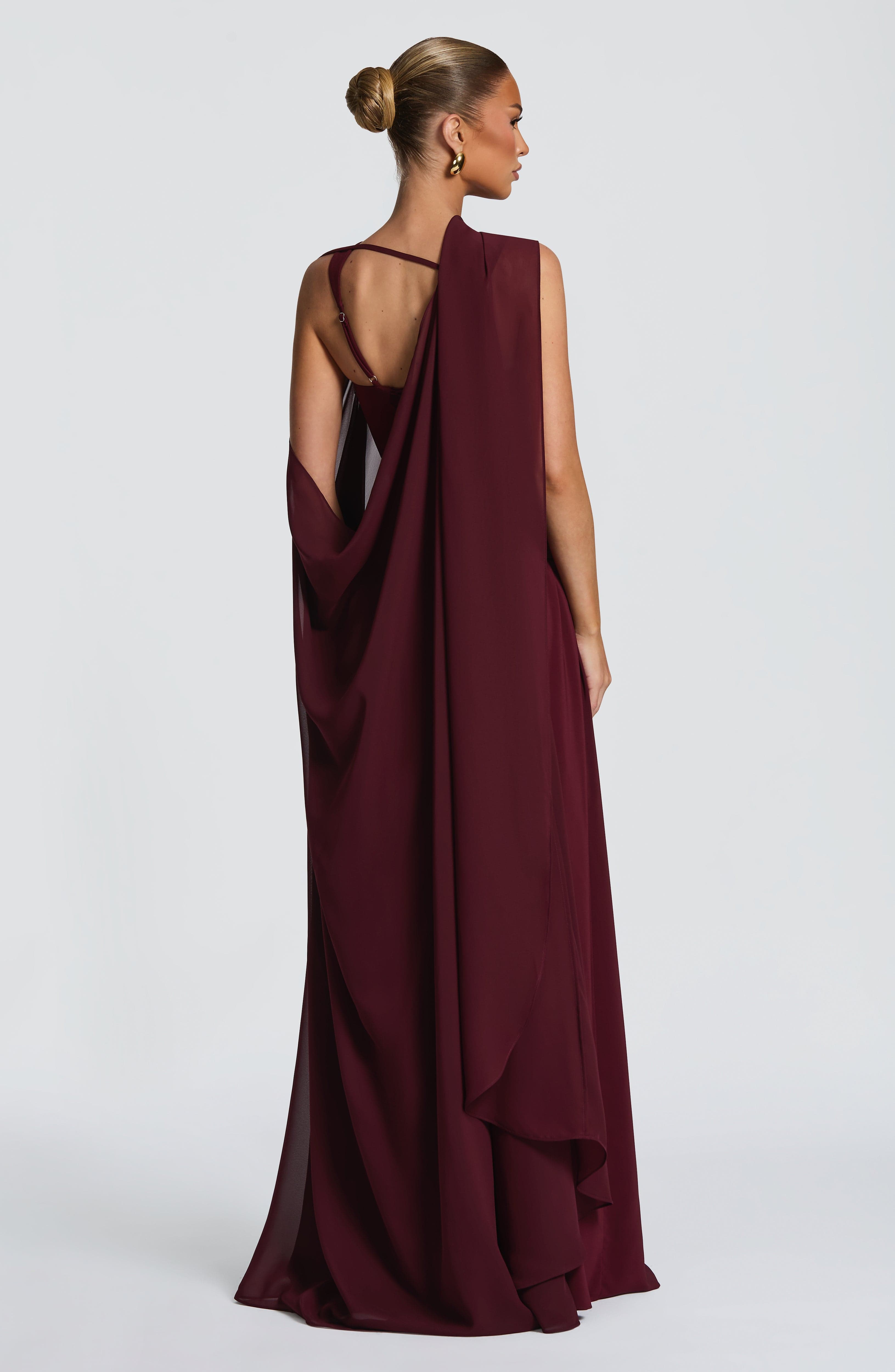 Romy Cape - Cherry Lacquer
