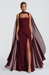 Romy Cape - Cherry Lacquer