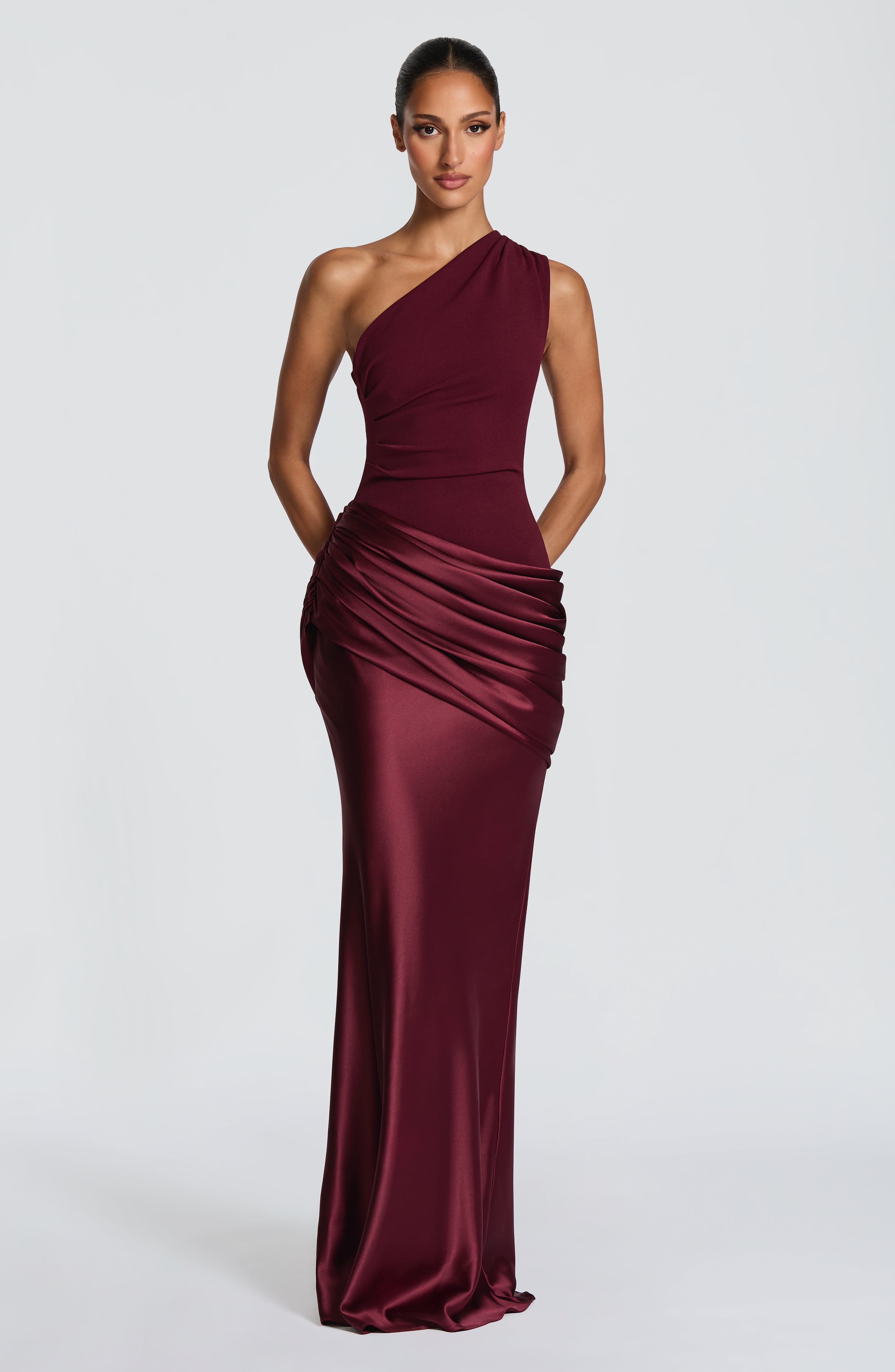 Sadona Maxi Dress - Cherry Lacquer