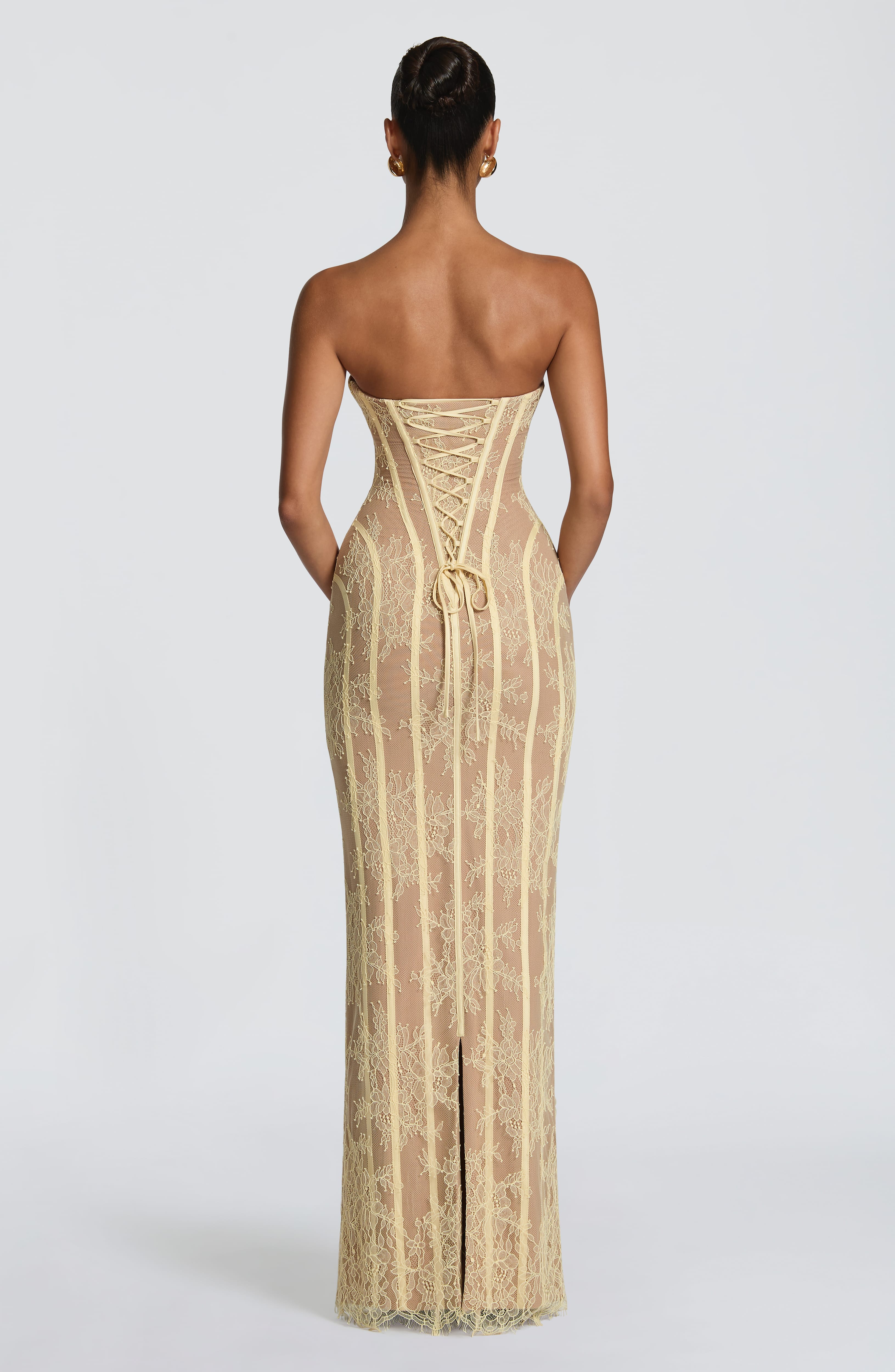 Sian Maxi Dress - Lemon