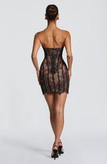 Sian Mini Dress - Black