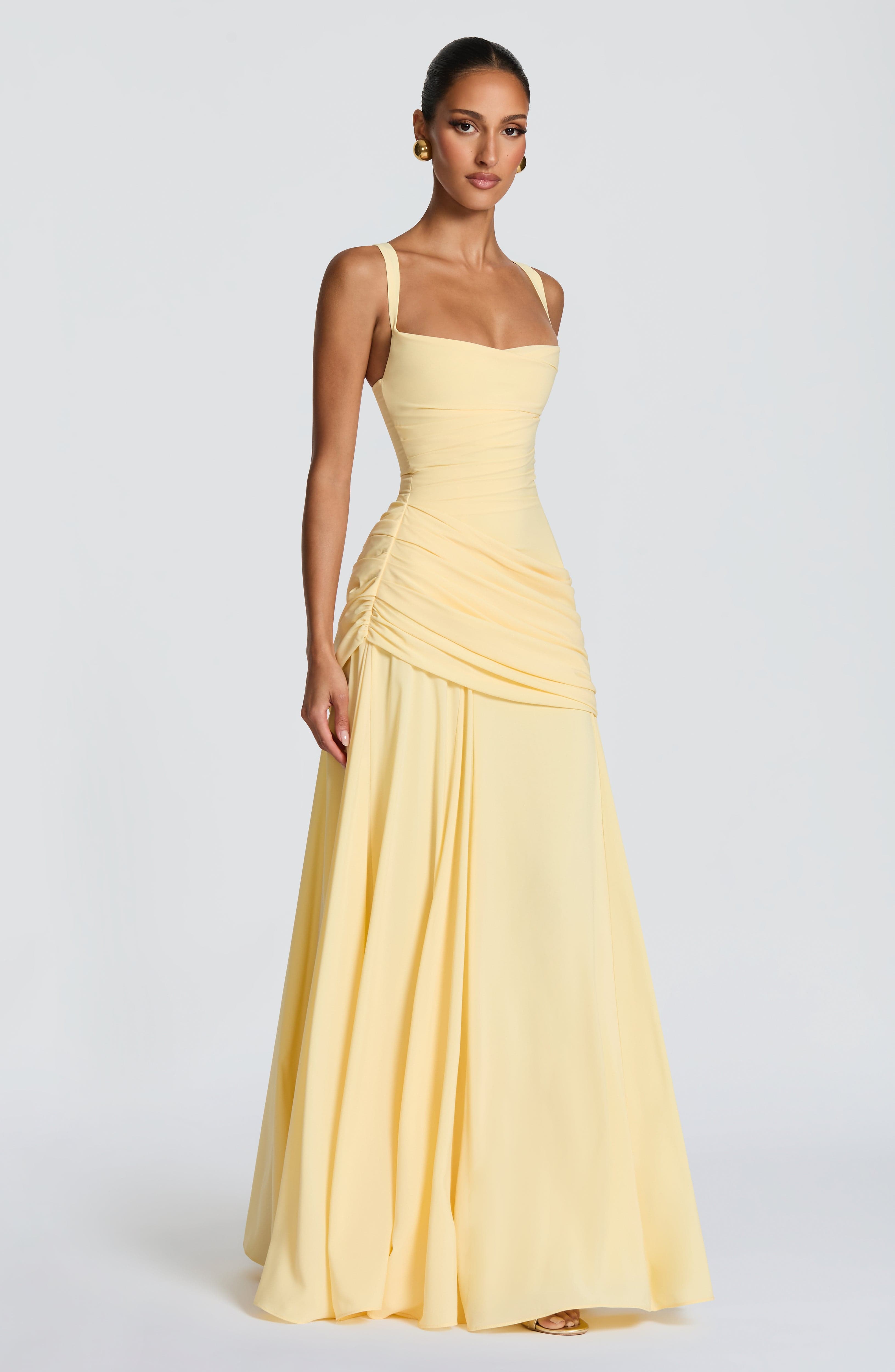 Sura Maxi Dress - Lemon