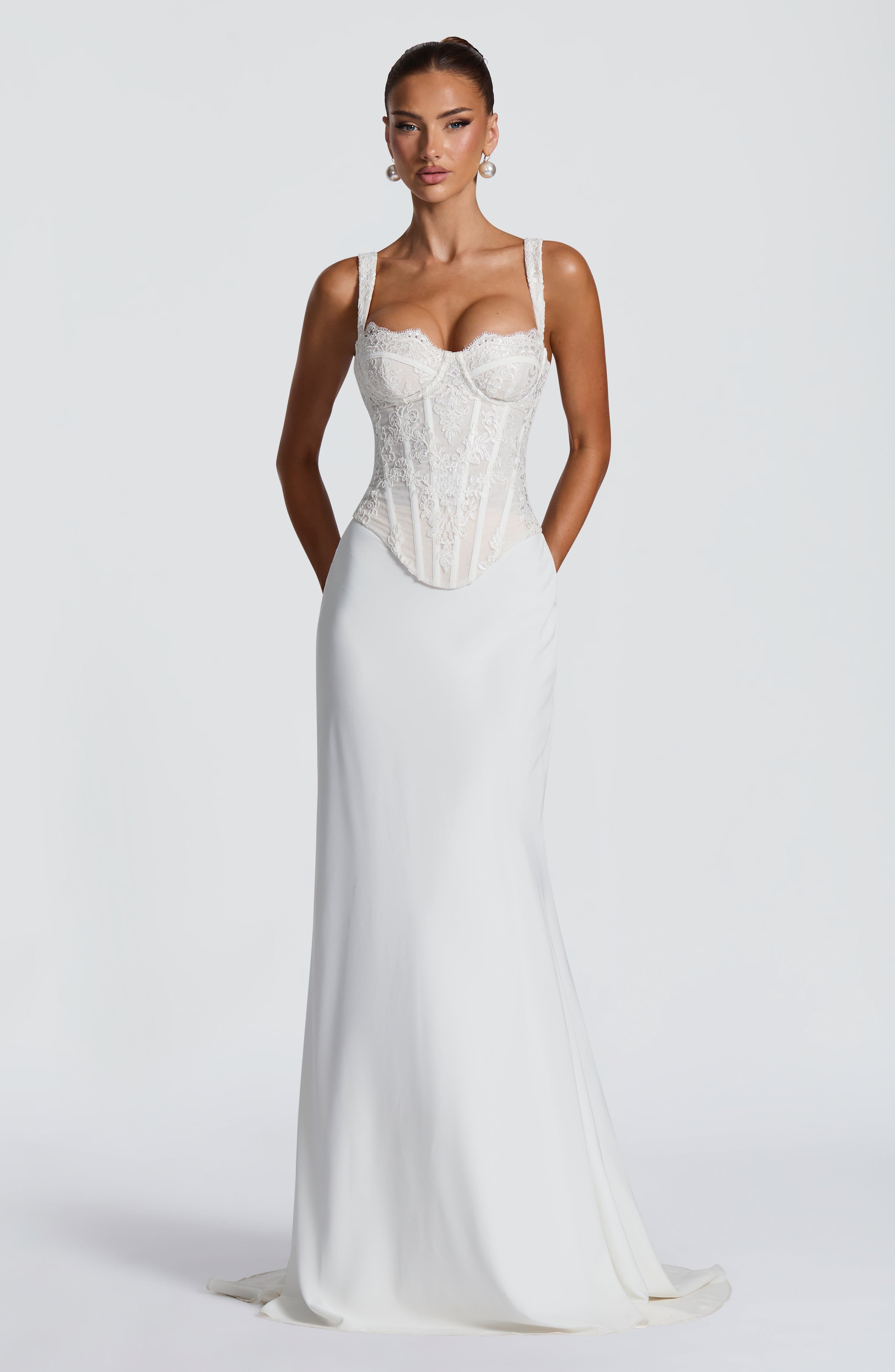 Tansy Corset - Ivory