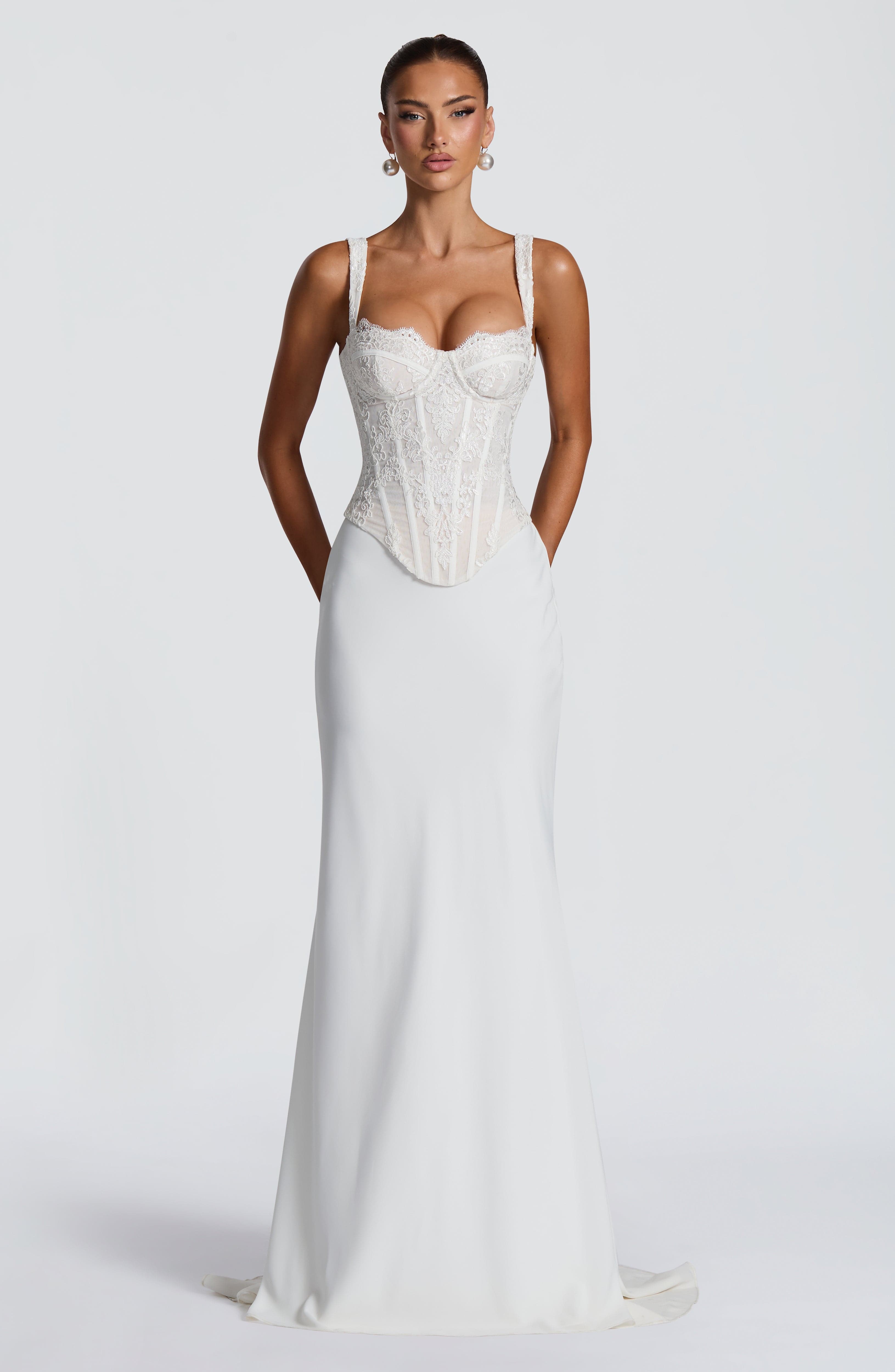 Tansy Corset - Ivory