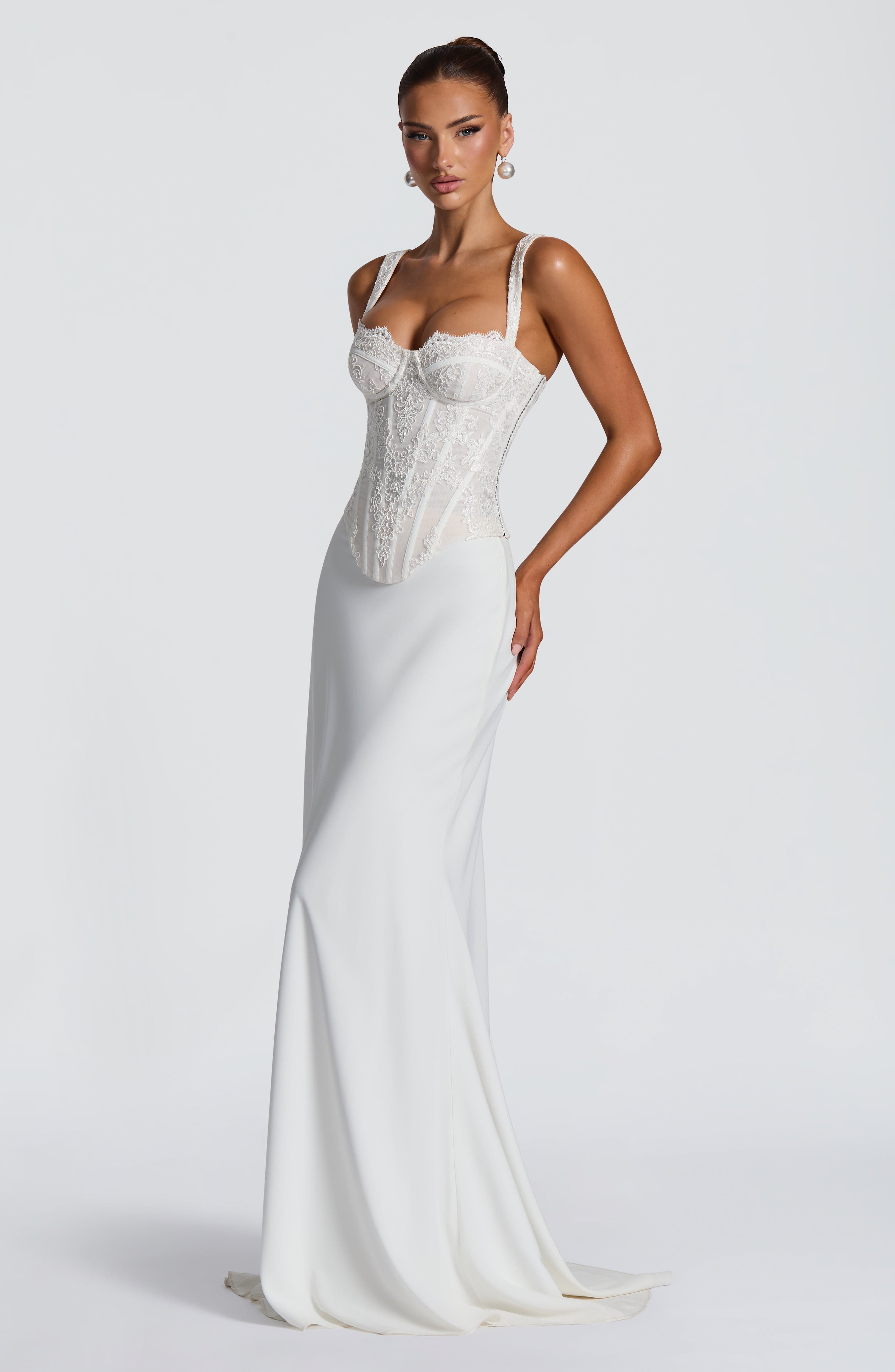 Tansy Corset - Ivory