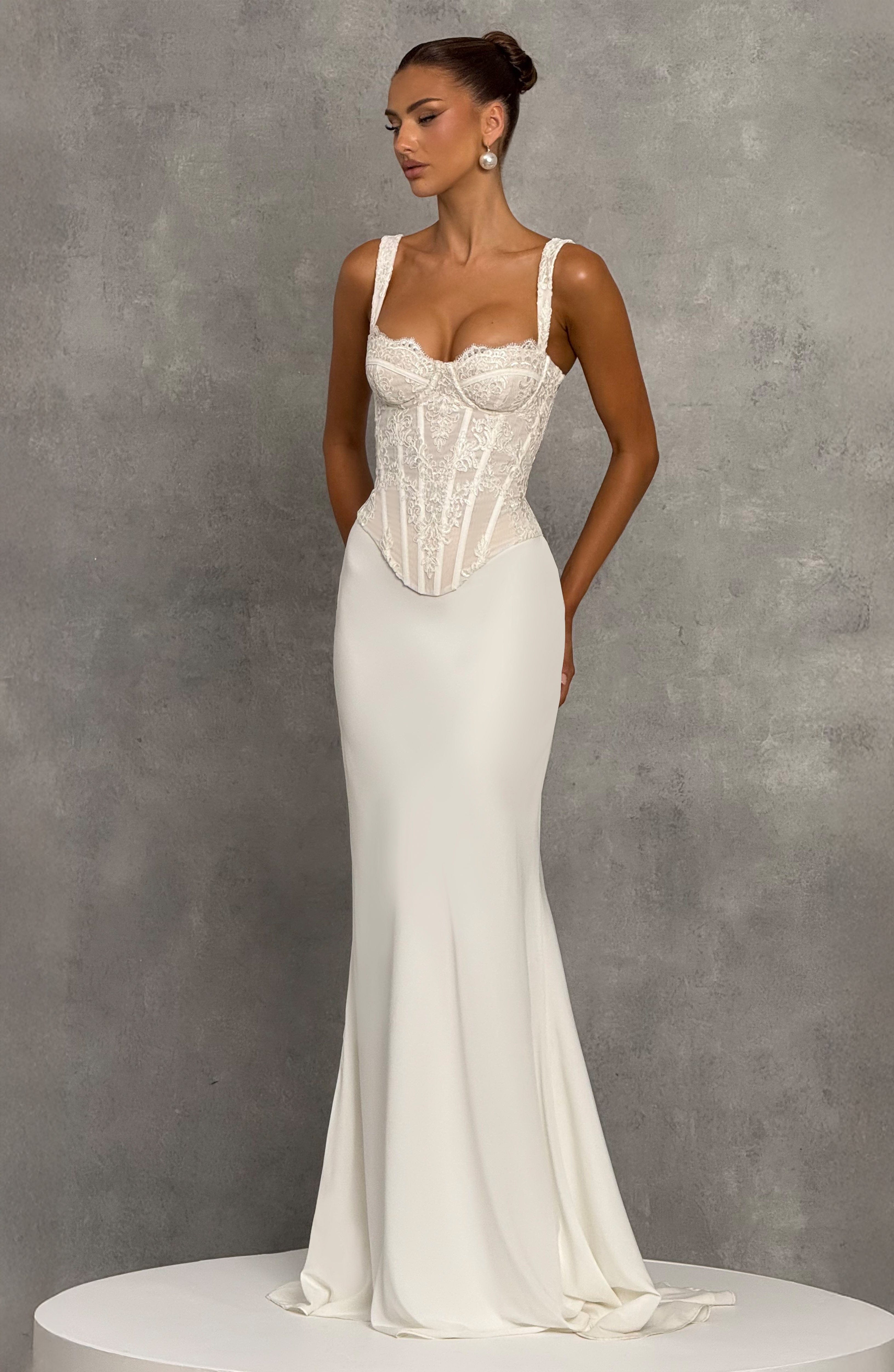 Tansy Corset - Ivory