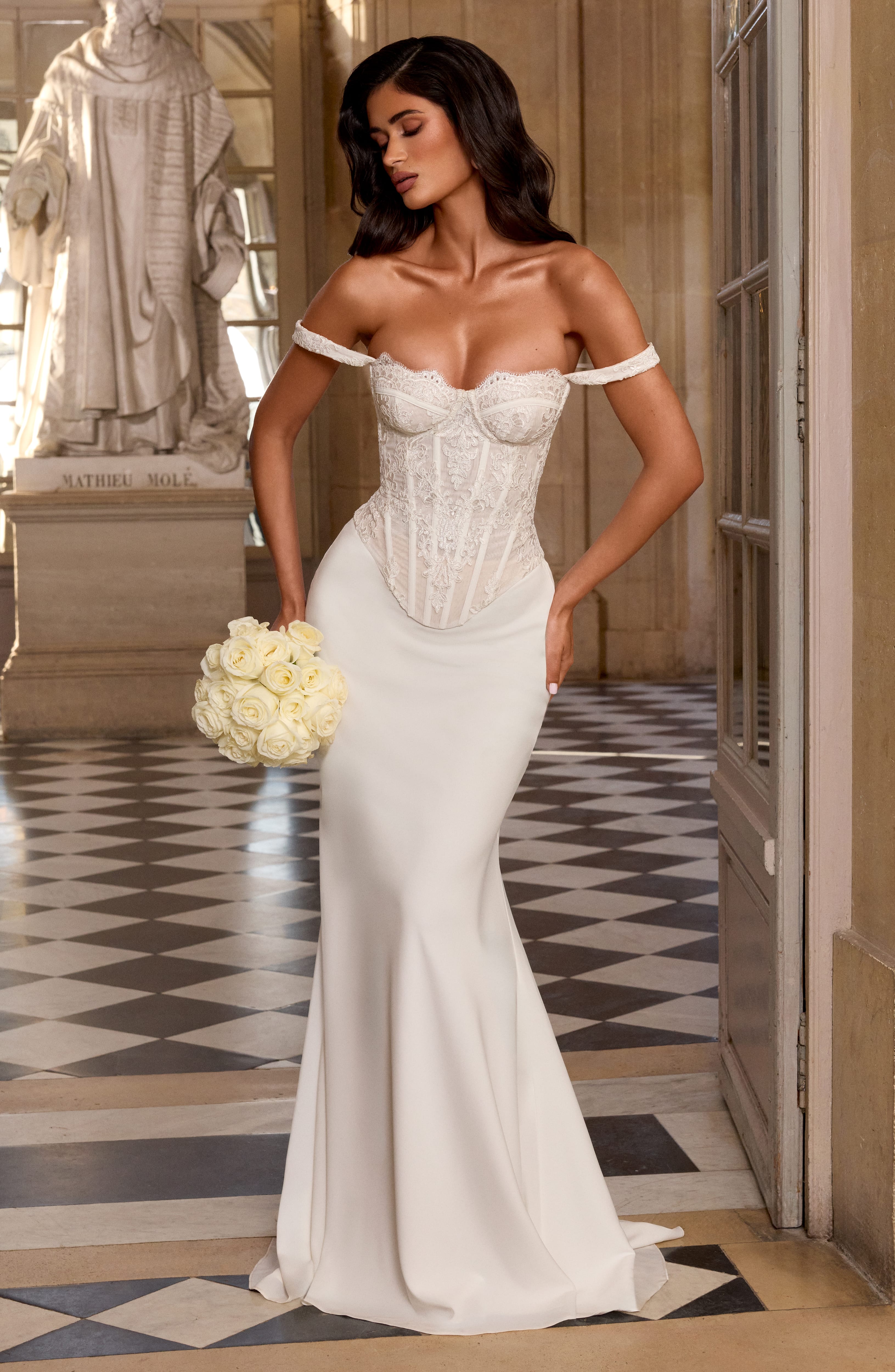 Tansy Corset - Ivory