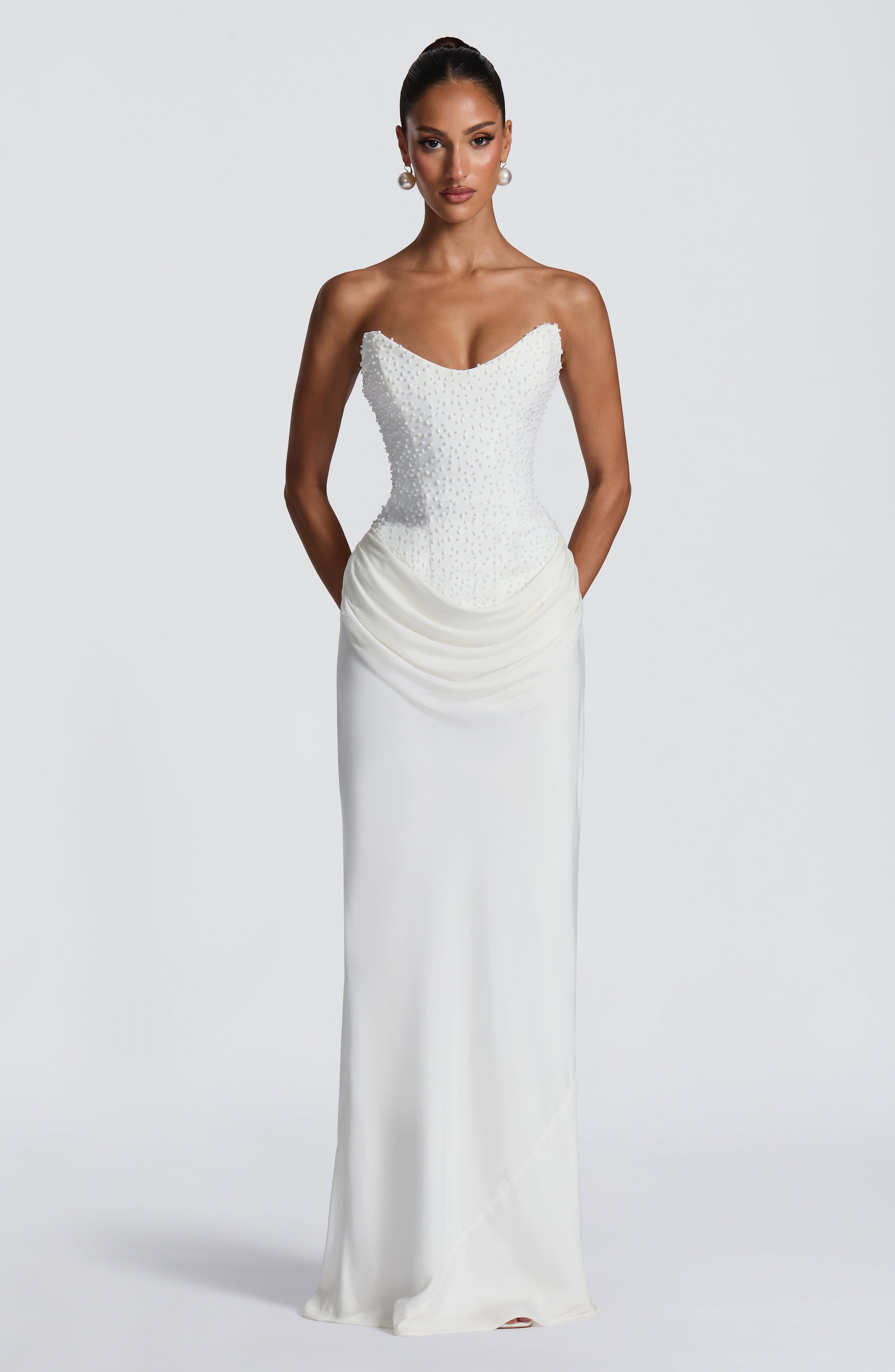 Tindra Maxi Dress - Ivory