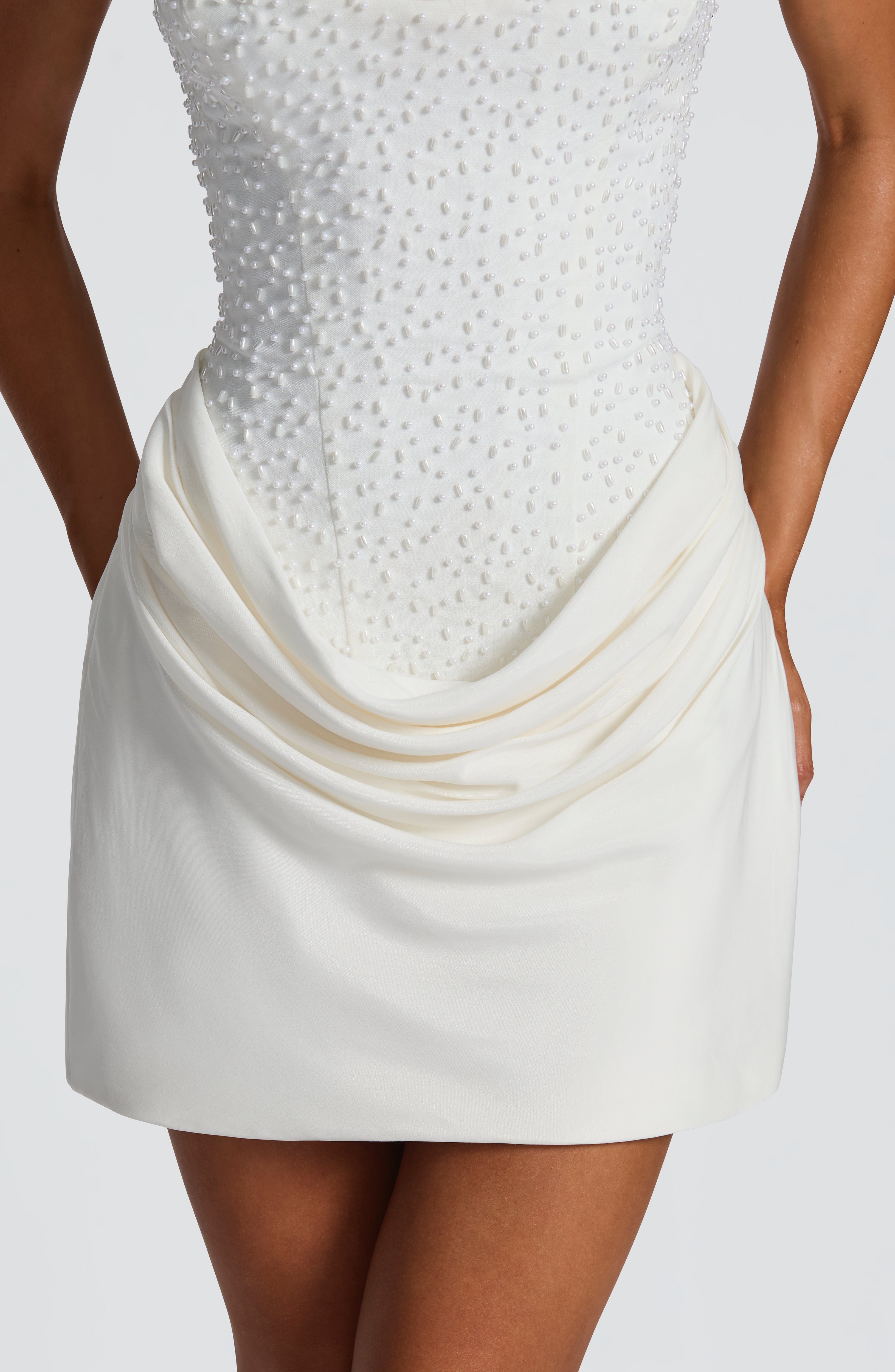 Tindra Mini Dress - Ivory