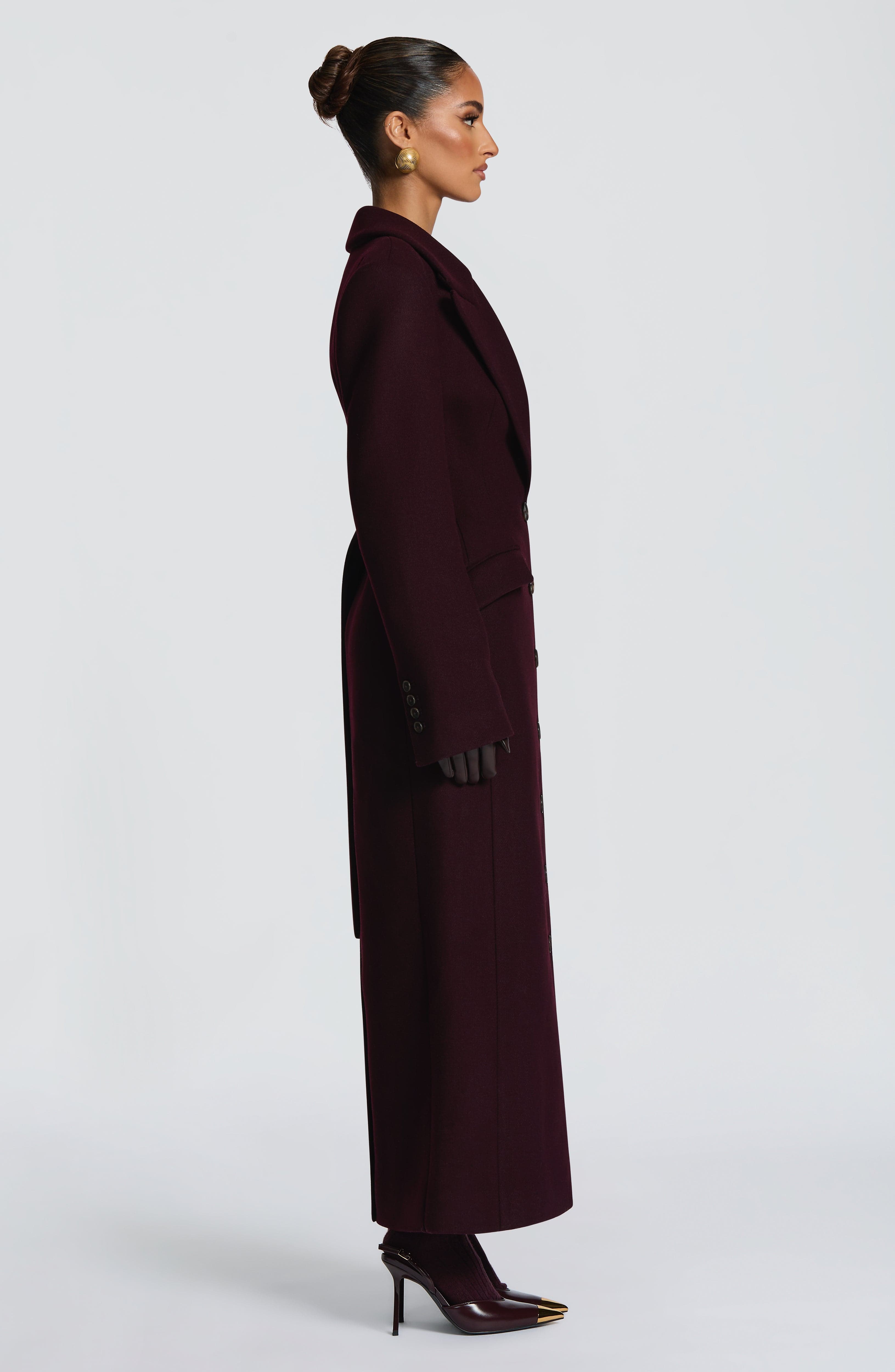 Ursula Coat - Plum