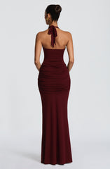 Veneda Maxi Dress - Cherry Lacquer