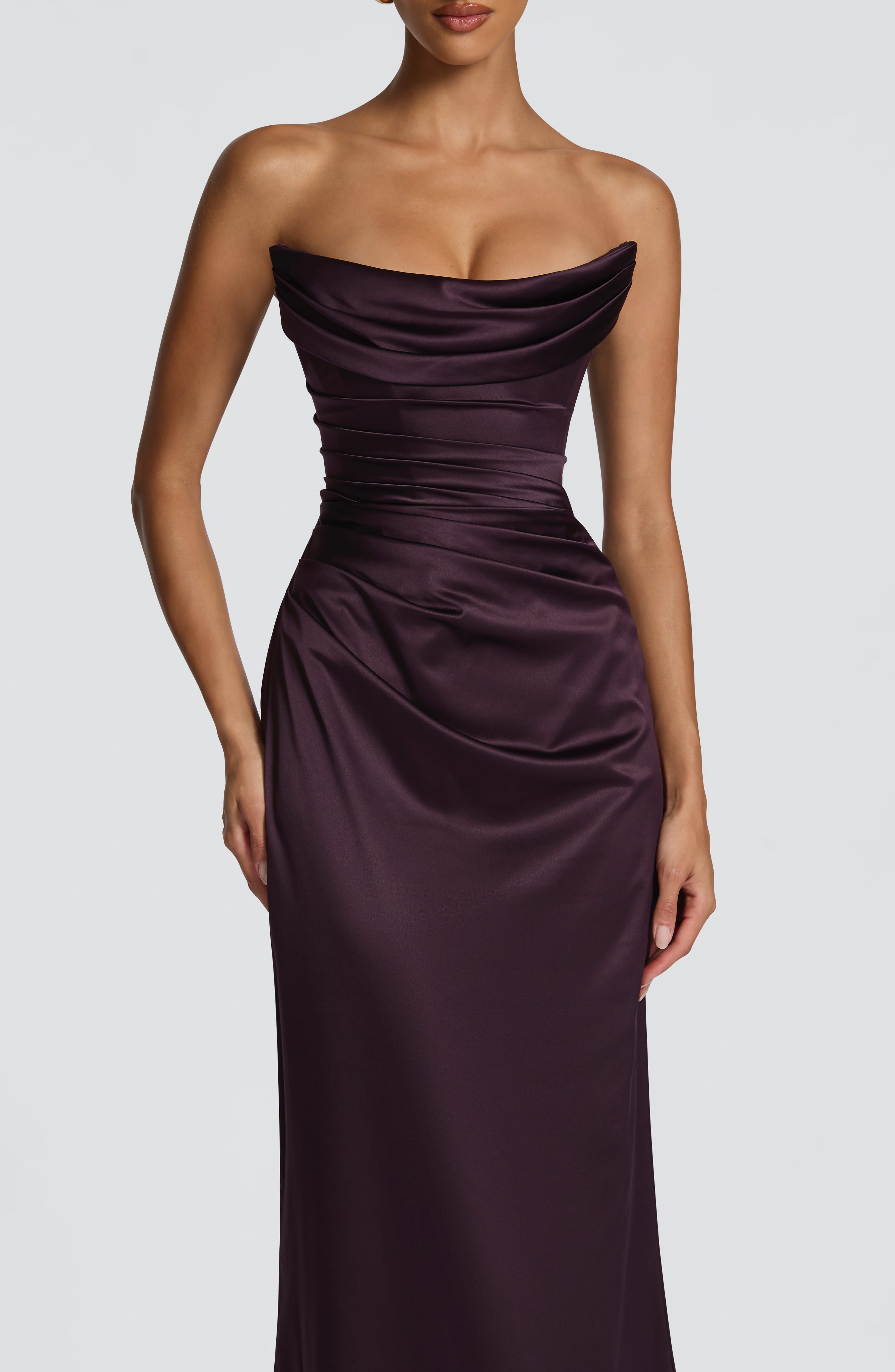 Vessa Maxi Dress - Plum