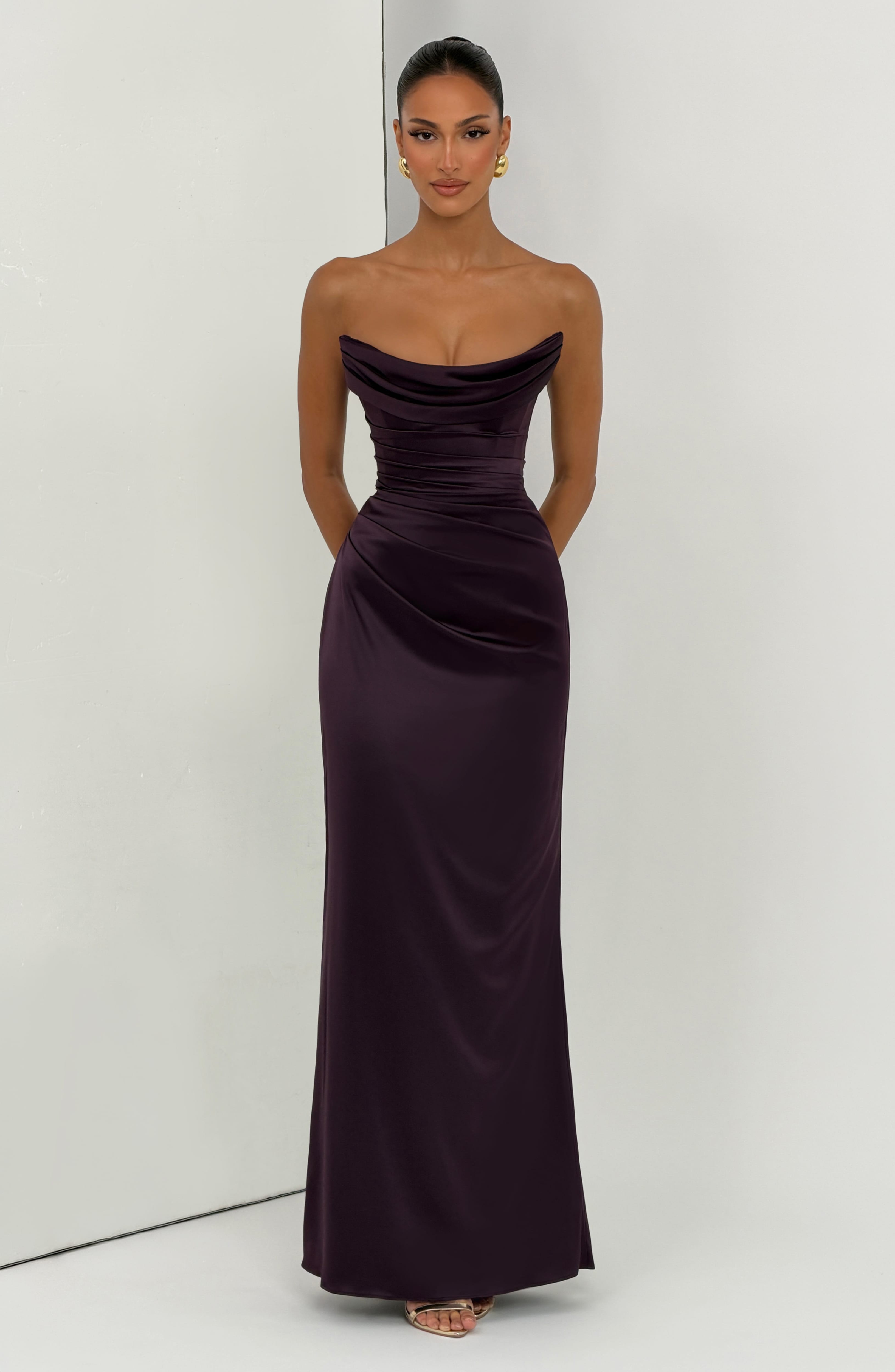 Vessa Maxi Dress - Plum