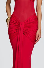 Vixen Maxi Dress - Red
