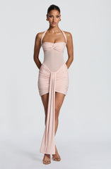Vixen Mini Dress - Soft Blush